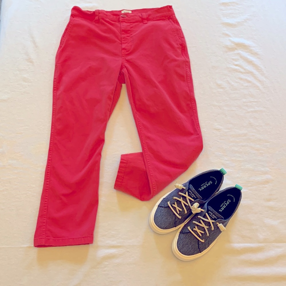J Crew 27P Vintage Straight Pink Pant